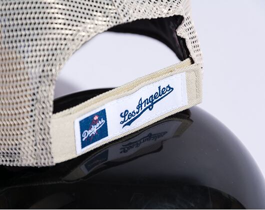 Kšiltovka New Era 9FORTY Trucker MLB Home Field Los Angeles Dodgers Stone / Black