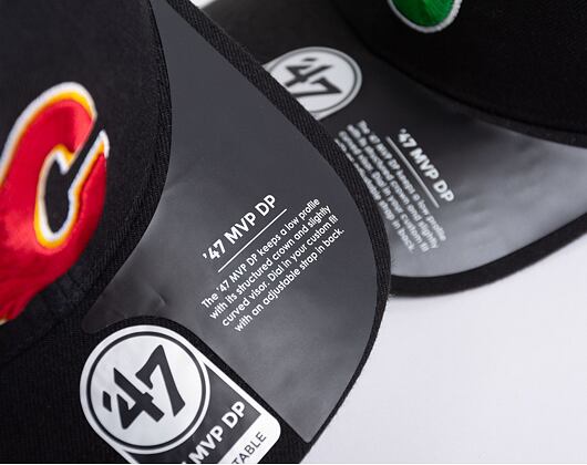 '47 Brand Calgary Flames Cold Zone ‘47 MVP DP Black Cap
