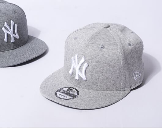 Kšiltovka New Era 9FIFTY MLB Jersey New York Yankees Grey Heather / White