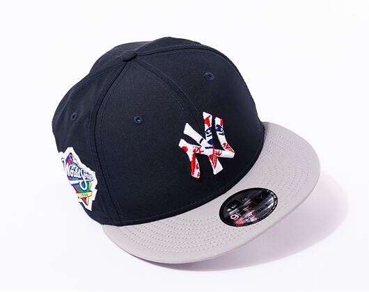 Kšiltovka New Era 9FIFTY MLB Infill New York Yankees Cooperstown Navy / Grey