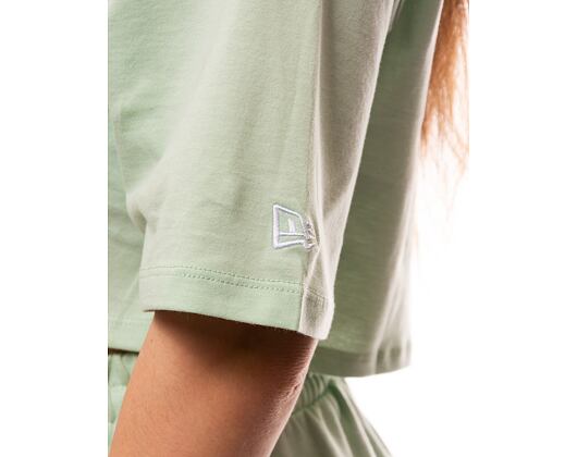 Dámské triko New Era MLB Le Crop Tee Los Angeles Dodgers Fresh Mint / White