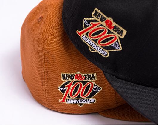 Kšiltovka New Era 59FIFTY Script Caramel Brown / Stone