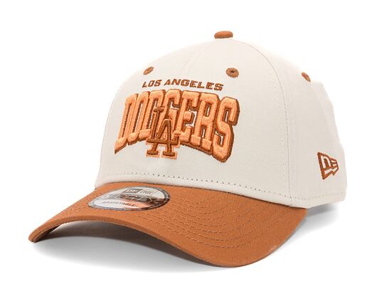 Kšiltovka New Era 9FORTY MLB White Crown Los Angeles Dodgers Off White / Caramel Brown