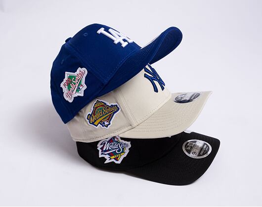 Kšiltovka New Era 9FIFTY Stretch-Snap MLB World Series New York Yankees Cooperstown Stone / Royal Bl