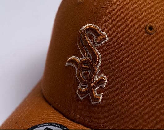 Kšiltovka New Era 9FORTY MLB Team Outline Chicago White Sox Caramel Brown / Stone