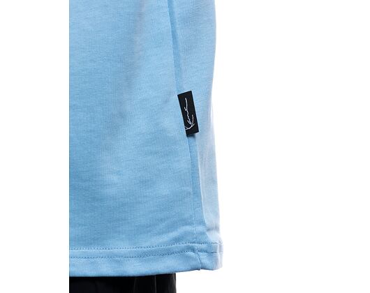 Triko Karl Kani Woven Signature Heavy Jersey Boxy Diner Tee light blue