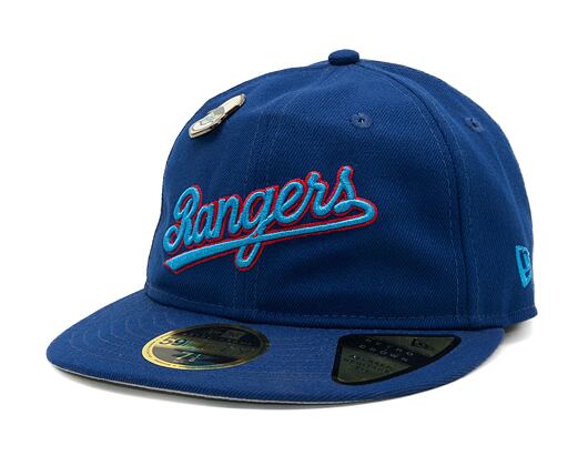 Kšiltovka New Era 59FIFTY MLB Coops Pin Retro Crown Texas Rangers Cooperstown Team Color