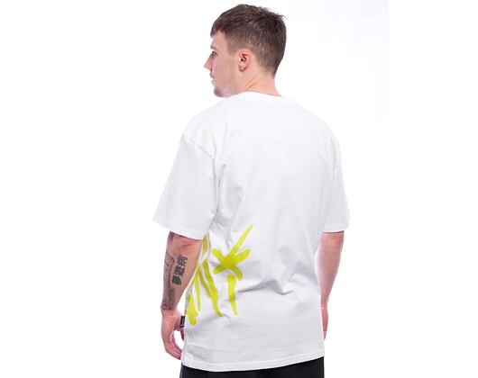 Triko Karl Kani - Woven Signature Kani Tag Tee - white/lime