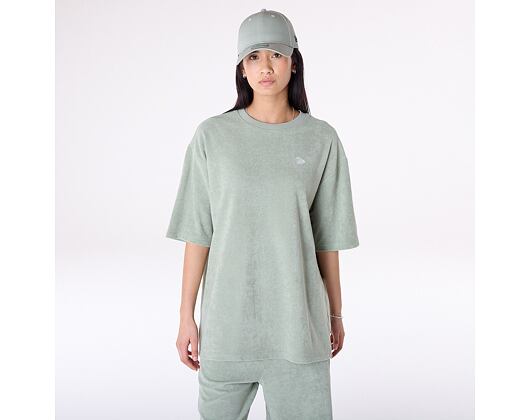 Triko New Era - Towelling Oversized Tee - Mint Green
