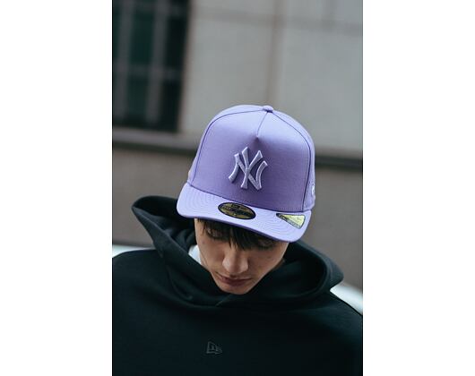 Kšiltovka New Era - MLB Color Pack 59FIFTY A-Frame - NY Yankees - Purple