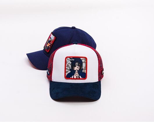 Kšiltovka Trucker Capslab X Naruto - Sasuke Itachi - Serge Coton Mesh Imprime