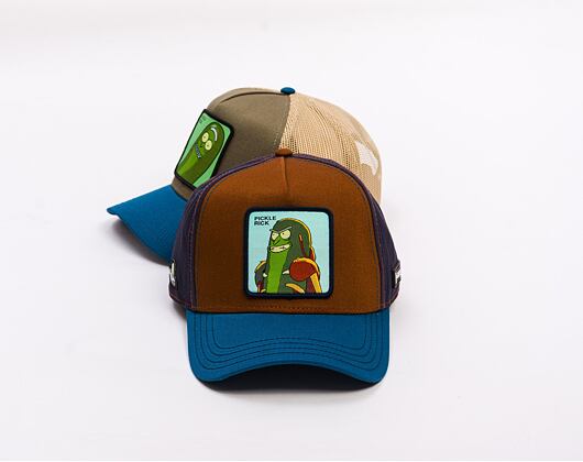 Kšiltovka Trucker Capslab Rick & Morty - Pickle Rick - Coton Finition