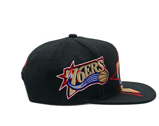 Kšiltovka Mitchell & Ness - Philadelphia 76Ers - Big Time Snapback Hwc - Black