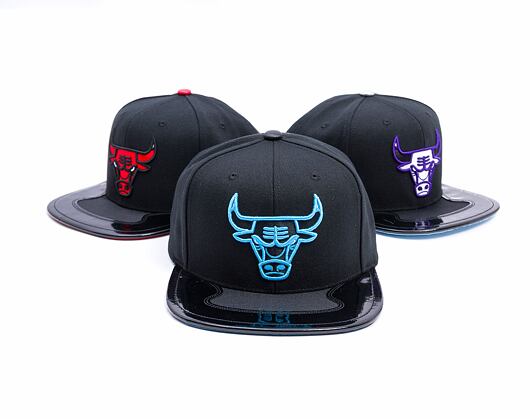Kšiltovka Mitchell & Ness - Chicago Bulls - Day 11 Snapback - Black-Blue