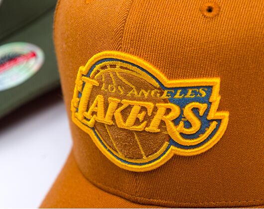 Kšiltovka Mitchell & Ness - Los Angeles Lakers - Fashion Classic Red - Burnt Orange