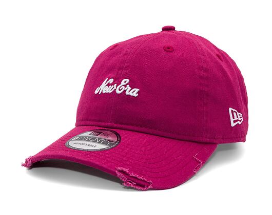 Kšiltovka New Era - Branded Distress 9TWENTY - Cherry