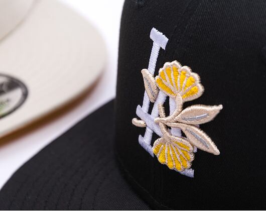 Kšiltovka New Era - MLB Floral 9FIFTY - LA Dodgers - Black / White