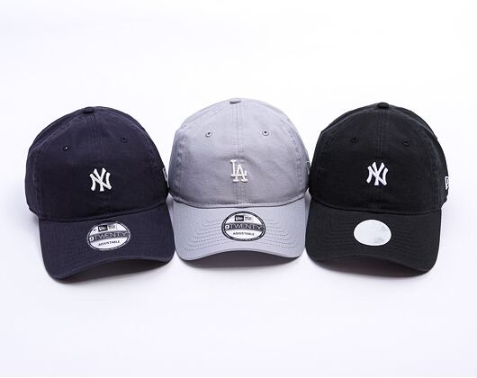 Kšiltovka New Era - MLB Mini Logo Washed 9TWENTY - LA Dodgers - Grey