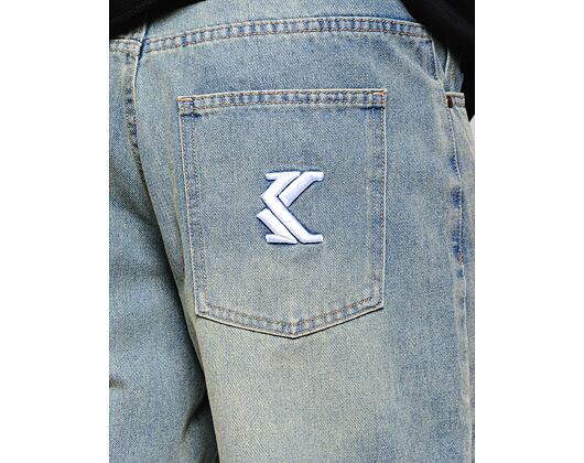 Kraťasy Karl Kani - OG Denim Baggy Jorts - bleached blue