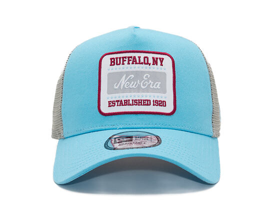 Kšiltovka New Era - Branded Buffalo Patch 9FORTY Trucker - Blue