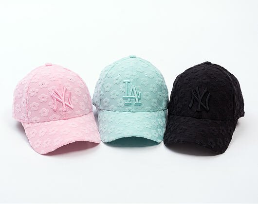 Dámská Kšiltovka New Era - MLB Floral Towelling 9FORTY - NY Yankees - Pink