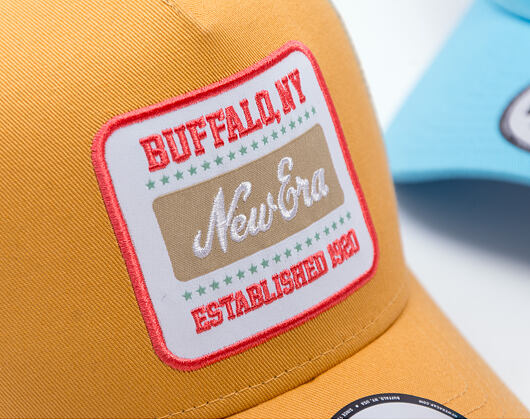 Kšiltovka New Era - Branded Buffalo Patch 9FORTY Trucker - Stone