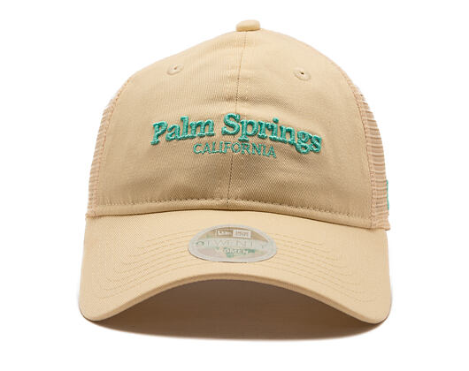 Dámská Kšiltovka New Era - Branded City Mesh 9TWENTY - Cream / Teal