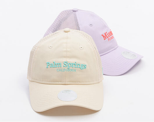 Dámská Kšiltovka New Era - Branded City Mesh 9TWENTY - Cream / Teal
