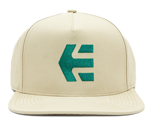 Kšiltovka Etnies - Icon Snapback - Tan/Green