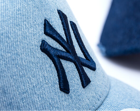 Dámská Kšiltovka New Era - MLB Denim 9FORTY Trucker - NY Yankees - Blue