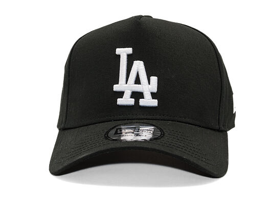 Kšiltovka New Era - MLB League Essential 9FORTY A-Frame - LA Dodgers - Black / White