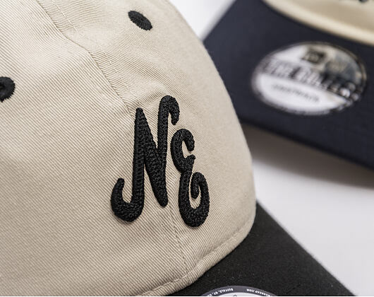 Kšiltovka New Era - Branded 9TWENTY - Stone / Black