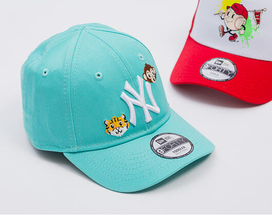 Dětská Kšiltovka New Era - MLB Animal Icon 9FORTY - NY Yankees - Teal / White