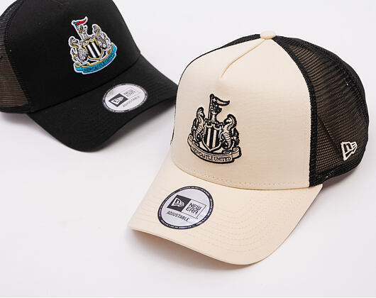 Kšiltovka New Era - Seasonal 9FORTY Trucker - Newcastle United FC - Cream