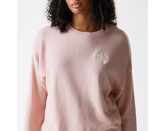 Dámský svetr New Era - MLB Knit Sweater - NY Yankees - Light Pink