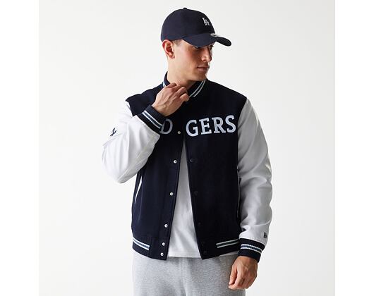 Bunda New Era - MLB Wordmark Varsity Jacket - LA Dodgers - Navy