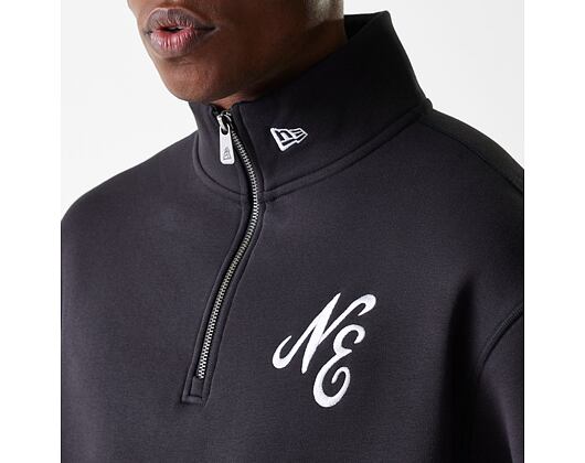 Mikina New Era - Lifestyle Quarter Zip - Black