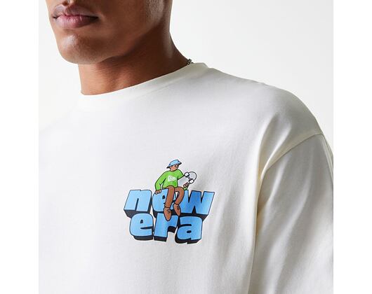 Triko New Era - Store Graphic Tee - Off White