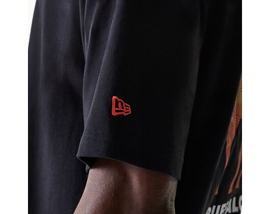 Triko New Era - Wild Graphic Tee - Black