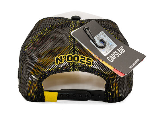 Kšiltovka Capslab - Pokémon Trucker - Pikachu - Black / White