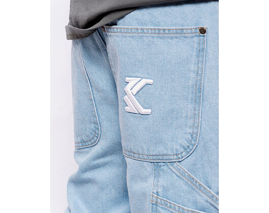 Džíny Karl Kani - KK Retro Baggy Workwear Denim light blue