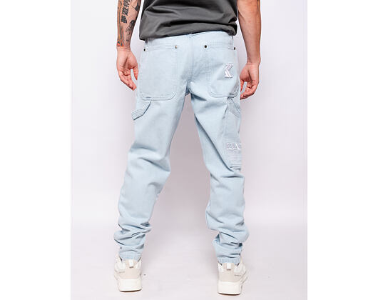 Džíny Karl Kani - KK Retro Tapered Workwear Denim bleached blue
