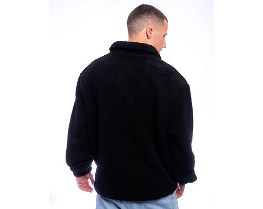 Mikina Karl Kani - Metal Signature Teddy Polo Black