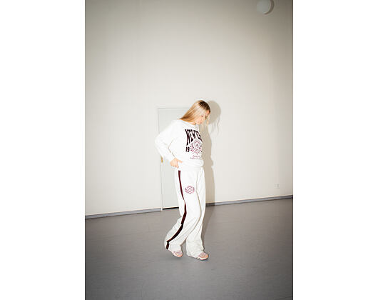 Dámské tepláky New Era - Crest Sweatpants - Heather Grey