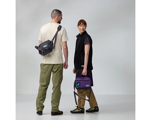 Ledvinka Fjällräven - Vardag Shoulder Bag 6 - Violette-Coal Black