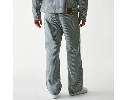 Kalhoty New Era - Branded Pinstripe Pants - Rich Denim