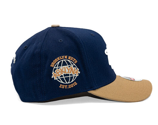 Kšiltovka Mitchell & Ness - Sand Storm Classic Red - Brooklyn Nets - Navy/Sand