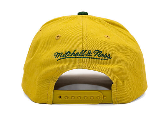 Kšiltovka Mitchell & Ness - Harvest Gold Pro Crown - Golden State Warriors - Gold/Green