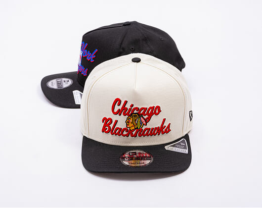 New Era - NHL Chainstitch 9FIFTY A-Frame - Chicago Blackhawks - Chrome White