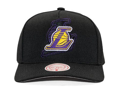 Cap Mitchell & Ness - NBA Tilted Pro Snapback - Los Angeles Lakers - Black